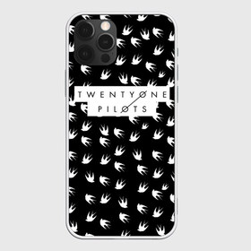 Чехол для iPhone 12 Pro Max с принтом Twenty One Pilots Birds White в Новосибирске, Силикон |  | rock | t.o.p. | top | twenty one pilots | рок