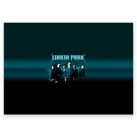 Поздравительная открытка с принтом Linkin Park в Новосибирске, 100% бумага | плотность бумаги 280 г/м2, матовая, на обратной стороне линовка и место для марки
 | bennington | chester | linkin park | альтернативный | беннингтон | группа | ленкин | линкин | майк | метал | музыкант | ню | нюметал | парк | певец | рок | рэп | честер | электроник