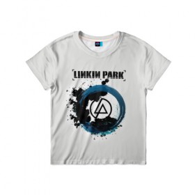 Детская футболка 3D с принтом Linkin Park в Новосибирске, 100% гипоаллергенный полиэфир | прямой крой, круглый вырез горловины, длина до линии бедер, чуть спущенное плечо, ткань немного тянется | Тематика изображения на принте: bennington | chester | linkin park | беннингтон | ленкин | линкин | майк | честер
