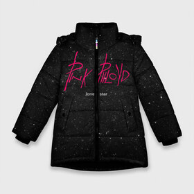 Зимняя куртка для девочек 3D с принтом Pink Phloyd в Новосибирске, ткань верха — 100% полиэстер; подклад — 100% полиэстер, утеплитель — 100% полиэстер. | длина ниже бедра, удлиненная спинка, воротник стойка и отстегивающийся капюшон. Есть боковые карманы с листочкой на кнопках, утяжки по низу изделия и внутренний карман на молнии. 

Предусмотрены светоотражающий принт на спинке, радужный светоотражающий элемент на пуллере молнии и на резинке для утяжки. | Тематика изображения на принте: dead dynasty | pharaoh | pink phloyd | мертвая династия | фараон