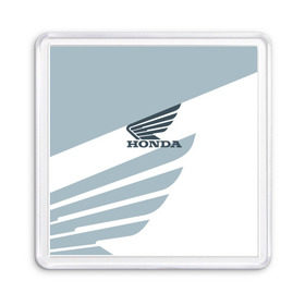 Магнит 55*55 с принтом Honda в Новосибирске, Пластик | Размер: 65*65 мм; Размер печати: 55*55 мм | car | honda | moto | motorbike | race | авто | автомобиль | гонки | марка | машина | мотоцикл | хонда