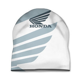 Шапка 3D с принтом Honda в Новосибирске, 100% полиэстер | универсальный размер, печать по всей поверхности изделия | car | honda | moto | motorbike | race | авто | автомобиль | гонки | марка | машина | мотоцикл | хонда