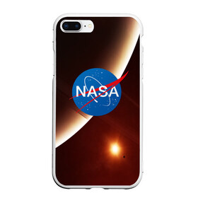 Чехол для iPhone 7Plus/8 Plus матовый с принтом NASA SPACE в Новосибирске, Силикон | Область печати: задняя сторона чехла, без боковых панелей | galaxy | nasa | space | астрономия | известные | космос | наса | планеты | сатурн