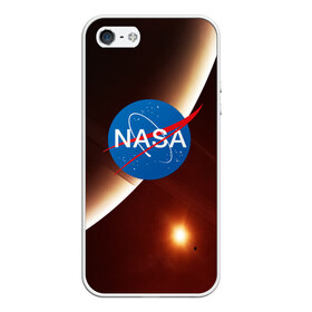 Чехол для iPhone 5/5S матовый с принтом NASA SPACE в Новосибирске, Силикон | Область печати: задняя сторона чехла, без боковых панелей | galaxy | nasa | space | астрономия | известные | космос | наса | планеты | сатурн