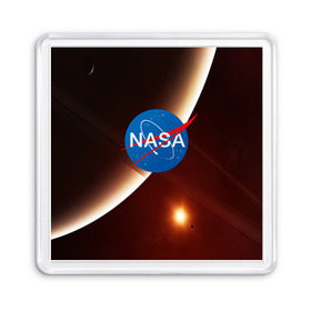 Магнит 55*55 с принтом NASA SPACE в Новосибирске, Пластик | Размер: 65*65 мм; Размер печати: 55*55 мм | Тематика изображения на принте: galaxy | nasa | space | астрономия | известные | космос | наса | планеты | сатурн