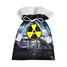 Подарочный 3D мешок с принтом S.T.A.L.K.E.R. - В.Л.А.Д. в Новосибирске, 100% полиэстер | Размер: 29*39 см | stalker | влад | владислав | припять | радиация | сталкер | чернобыль