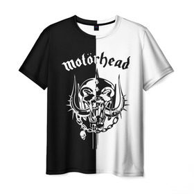 Мужская футболка 3D с принтом Motorhead в Новосибирске, 100% полиэфир | прямой крой, круглый вырез горловины, длина до линии бедер | Тематика изображения на принте: larry wallis | lucas fox | motorhead | motrhead | группа | кэмпбелл | лемми | метал | микки ди | мотор хед | моторхед | рок | тейлор | фил | хард | хардрок | хеви | хевиметал