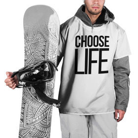 Накидка на куртку 3D с принтом Choose Life в Новосибирске, 100% полиэстер |  | Тематика изображения на принте: fashion | trend |   