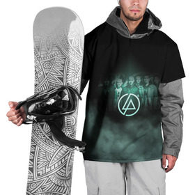 Накидка на куртку 3D с принтом Группа Linkin Park в Новосибирске, 100% полиэстер |  | Тематика изображения на принте: chester bennington | linkin park | беннингтон честер | линкин парк | майк
