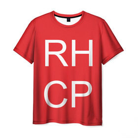 Мужская футболка 3D с принтом RHCP в Новосибирске, 100% полиэфир | прямой крой, круглый вырез горловины, длина до линии бедер | frusciante | red hot chilli peppers | rock | кидис | перцы | рэд хот | фли | фрушчанте | чилли пэпперс | энтони киддис