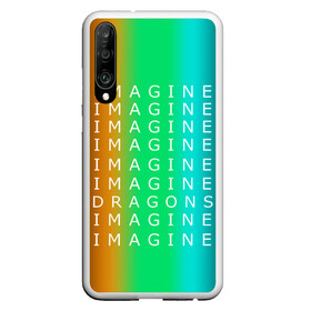 Чехол для Honor P30 с принтом IMAGINE DRAGONS в Новосибирске, Силикон | Область печати: задняя сторона чехла, без боковых панелей | evolve | imagine dragons | new age | вокалист | группа | драгонс | известные | личности | надписи | реп | рок | триколор | фирменные цвета | яркие