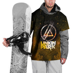 Накидка на куртку 3D с принтом Linkin Park космос в Новосибирске, 100% полиэстер |  | bennington | chester | linkin park | альтернативный | беннингтон | группа | ленкин | линкин | майк | метал | музыкант | ню | нюметал | парк | певец | рок | рэп | честер | электроник
