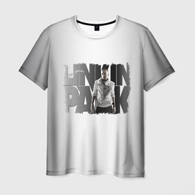 Мужская футболка 3D с принтом Linkin Park в Новосибирске, 100% полиэфир | прямой крой, круглый вырез горловины, длина до линии бедер | bennington | chester | linkin park | альтернативный | беннингтон | группа | ленкин | линкин | майк | метал | музыкант | ню | нюметал | парк | певец | рок | рэп | честер | электроник