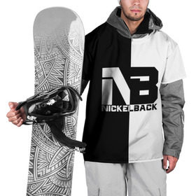 Накидка на куртку 3D с принтом Nickelback в Новосибирске, 100% полиэстер |  | nickelback | никелбек | никл бек