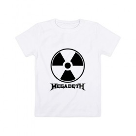 Детская футболка хлопок с принтом Megadeth в Новосибирске, 100% хлопок | круглый вырез горловины, полуприлегающий силуэт, длина до линии бедер | Тематика изображения на принте: megadet | megadeth | группа | дирк вербурен | дэвид эллефсон | дэйв мастейн | кико лоурейро | мегадет | мегадетх | метал | рок | трэш | трэшметал | тяжелый | хард | хардрок | хеви | хевиметал