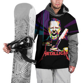 Накидка на куртку 3D с принтом Metallica James Alan Hatfield в Новосибирске, 100% полиэстер |  | alan | american | band | hard | hatfield | james | metal | metallica | rock | thrash | алан | американская | джеймс | метал группа | трэш метал | хард рок | хэтфилд