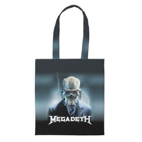 Сумка 3D повседневная с принтом Megadeth в Новосибирске, 100% полиэстер | Плотность: 200 г/м2; Размер: 34×35 см; Высота лямок: 30 см | megadeth |   megadet | группа | дирк вербурен | дэвид эллефсон | дэйв мастейн | кико лоурейро | мегадет | мегадетх | метал | рок | трэш | трэшметал | тяжелый | хард | хардрок | хеви | хевиметал