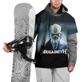 Накидка на куртку 3D с принтом Megadeth в Новосибирске, 100% полиэстер |  | megadeth |   megadet | группа | дирк вербурен | дэвид эллефсон | дэйв мастейн | кико лоурейро | мегадет | мегадетх | метал | рок | трэш | трэшметал | тяжелый | хард | хардрок | хеви | хевиметал
