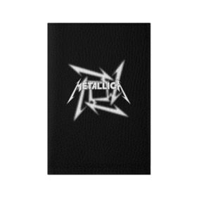 Обложка для паспорта матовая кожа с принтом Metallica в Новосибирске, натуральная матовая кожа | размер 19,3 х 13,7 см; прозрачные пластиковые крепления | Тематика изображения на принте: american | band | cliff burton | dave mustaine | hard | james hatfield | jason newsted | kirk hammett | lars ulrich | metal | metallica | robert trujillo | rock | ron mcgowney | thrash | американская | джеймс хэтфилд | ларс ул | метал группа | трэш метал 