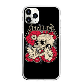 Чехол для iPhone 11 Pro матовый с принтом Metallica в Новосибирске, Силикон |  | Тематика изображения на принте: american | band | cliff burton | dave mustaine | hard | james hatfield | jason newsted | kirk hammett | lars ulrich | metal | metallica | robert trujillo | rock | ron mcgowney | thrash | американская | джеймс хэтфилд | ларс ул | метал группа | трэш метал 