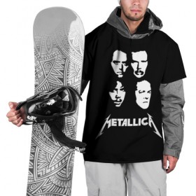 Накидка на куртку 3D с принтом Metallica в Новосибирске, 100% полиэстер |  | american | band | cliff burton | dave mustaine | hard | james hatfield | jason newsted | kirk hammett | lars ulrich | metal | metallica | robert trujillo | rock | ron mcgowney | thrash | американская | джеймс хэтфилд | ларс ул | метал группа | трэш метал 