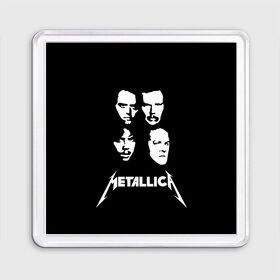 Магнит 55*55 с принтом Metallica в Новосибирске, Пластик | Размер: 65*65 мм; Размер печати: 55*55 мм | american | band | cliff burton | dave mustaine | hard | james hatfield | jason newsted | kirk hammett | lars ulrich | metal | metallica | robert trujillo | rock | ron mcgowney | thrash | американская | джеймс хэтфилд | ларс ул | метал группа | трэш метал 