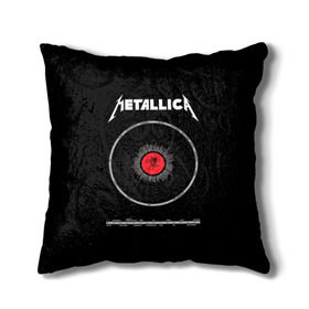 Подушка 3D с принтом Metallica в Новосибирске, наволочка – 100% полиэстер, наполнитель – холлофайбер (легкий наполнитель, не вызывает аллергию). | состоит из подушки и наволочки. Наволочка на молнии, легко снимается для стирки | 
