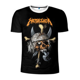 Мужская футболка 3D спортивная с принтом Metallica в Новосибирске, 100% полиэстер с улучшенными характеристиками | приталенный силуэт, круглая горловина, широкие плечи, сужается к линии бедра | american | band | cliff burton | dave mustaine | hard | james hatfield | jason newsted | kirk hammett | lars ulrich | metal | metallica | robert trujillo | rock | ron mcgowney | thrash | американская | джеймс хэтфилд | ларс ул | метал группа | трэш метал 