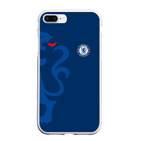 Чехол для iPhone 7Plus/8 Plus матовый с принтом Chelsea Uniform в Новосибирске, Силикон | Область печати: задняя сторона чехла, без боковых панелей | chelsea | emirates | fc | абстракция | геометрия | зож | клуб | линии | мода | модные | мяч | спорт | спортивные | стиль | тренды | флаг россии | футбол | футбольный клуб | челси | экстрим | эмблема