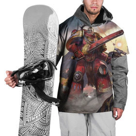 Накидка на куртку 3D с принтом Warhammer 40000 в Новосибирске, 100% полиэстер |  | crusade | eternal | броня | воины | воители | доспехи | игры | фантастика | фэнтези