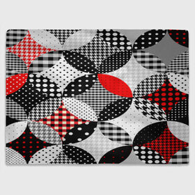 Плед 3D с принтом Вышивка стиль геометрия в Новосибирске, 100% полиэстер | закругленные углы, все края обработаны. Ткань не мнется и не растягивается | abstraction | geometry | абстракция | геометрия | грань | краски | кубик | кубики | линии | мозаика | разноцветные | ребро | текстура | тени | узор
