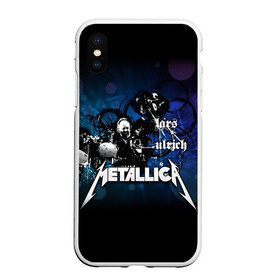 Чехол для iPhone XS Max матовый с принтом Metallica в Новосибирске, Силикон | Область печати: задняя сторона чехла, без боковых панелей | american | band | cliff burton | dave mustaine | hard | james hatfield | jason newsted | kirk hammett | lars ulrich | metal | metallica | robert trujillo | rock | ron mcgowney | thrash | американская | джеймс хэтфилд | ларс ул | метал группа | трэш метал 