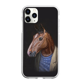 Чехол для iPhone 11 Pro Max матовый с принтом BoJack в Новосибирске, Силикон |  | Тематика изображения на принте: bojack horseman | конь боджек | лошадь боджек