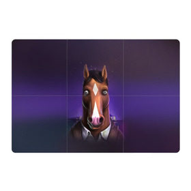 Магнитный плакат 3Х2 с принтом BoJack в Новосибирске, Полимерный материал с магнитным слоем | 6 деталей размером 9*9 см | bojack horseman | конь боджек | лошадь боджек