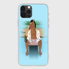 Чехол для iPhone 12 Pro с принтом BoJack в Новосибирске, силикон | область печати: задняя сторона чехла, без боковых панелей | bojack horseman | конь боджек | лошадь боджек