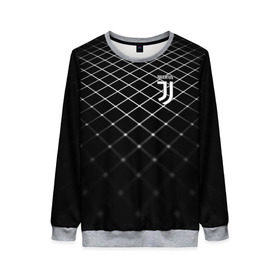 Женский свитшот 3D с принтом Juventus 2018 Line в Новосибирске, 100% полиэстер с мягким внутренним слоем | круглый вырез горловины, мягкая резинка на манжетах и поясе, свободная посадка по фигуре | fc | juventus | спорт | спортивные | фк | футбол | футбольный клуб | ювентус