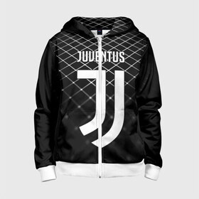 Детская толстовка 3D на молнии с принтом JUVENTUS STRIPES STYLE в Новосибирске, 100% полиэстер |  манжеты и пояс оформлены широкой мягкой резинкой, двухслойный капюшон со шнурком для регулировки, спереди карманы и застежка-молния
 | fc | juventus | спорт | спортивные | фк | футбол | ювентус