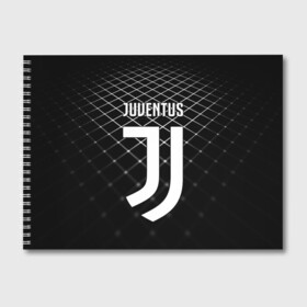 Альбом для рисования с принтом JUVENTUS STRIPES STYLE в Новосибирске, 100% бумага
 | матовая бумага, плотность 200 мг. | fc | juventus | спорт | спортивные | фк | футбол | ювентус