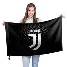 Флаг 3D с принтом Juventus 2018 Line в Новосибирске, 100% полиэстер | плотность ткани — 95 г/м2, размер — 67 х 109 см. Принт наносится с одной стороны | fc | juventus | спорт | спортивные | фк | футбол | ювентус