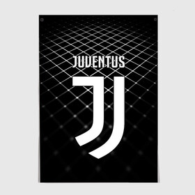 Постер с принтом JUVENTUS STRIPES STYLE в Новосибирске, 100% бумага
 | бумага, плотность 150 мг. Матовая, но за счет высокого коэффициента гладкости имеет небольшой блеск и дает на свету блики, но в отличии от глянцевой бумаги не покрыта лаком | fc | juventus | спорт | спортивные | фк | футбол | ювентус