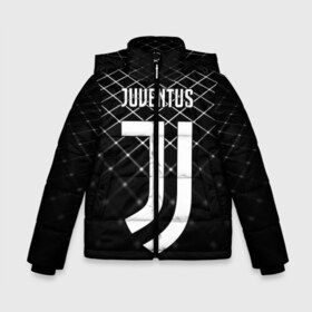 Зимняя куртка для мальчиков 3D с принтом JUVENTUS STRIPES STYLE в Новосибирске, ткань верха — 100% полиэстер; подклад — 100% полиэстер, утеплитель — 100% полиэстер | длина ниже бедра, удлиненная спинка, воротник стойка и отстегивающийся капюшон. Есть боковые карманы с листочкой на кнопках, утяжки по низу изделия и внутренний карман на молнии. 

Предусмотрены светоотражающий принт на спинке, радужный светоотражающий элемент на пуллере молнии и на резинке для утяжки | fc | juventus | спорт | спортивные | фк | футбол | ювентус