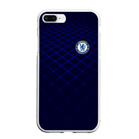 Чехол для iPhone 7Plus/8 Plus матовый с принтом Chelsea 2018 Uniform в Новосибирске, Силикон | Область печати: задняя сторона чехла, без боковых панелей | chelsea | fc | спорт | спортивные | фк | футбол | челси