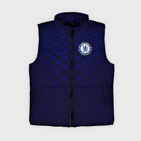 Женский жилет утепленный 3D с принтом Chelsea 2018 Uniform в Новосибирске,  |  | chelsea | fc | спорт | спортивные | фк | футбол | челси