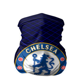 Бандана-труба 3D с принтом Chelsea 2018 Uniform в Новосибирске, 100% полиэстер, ткань с особыми свойствами — Activecool | плотность 150‒180 г/м2; хорошо тянется, но сохраняет форму | Тематика изображения на принте: 