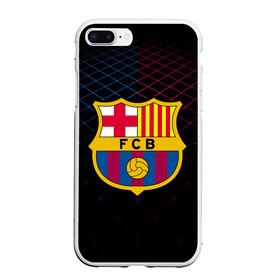 Чехол для iPhone 7Plus/8 Plus матовый с принтом FC Barca 2018 Line в Новосибирске, Силикон | Область печати: задняя сторона чехла, без боковых панелей | Тематика изображения на принте: fc | fc barcelona | fcb | барселона | спорт | спортивные | фк | футбол | футбольный клуб