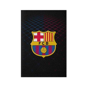 Обложка для паспорта матовая кожа с принтом FC Barca 2018 Line в Новосибирске, натуральная матовая кожа | размер 19,3 х 13,7 см; прозрачные пластиковые крепления | fc | fc barcelona | fcb | барселона | спорт | спортивные | фк | футбол | футбольный клуб