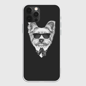 Чехол для iPhone 12 Pro Max с принтом Йоркширский терьер_13 в Новосибирске, Силикон |  | домашние животные | пес | собака | терьер