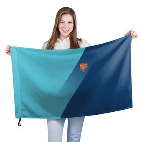 Флаг 3D с принтом Арсенал 2018 Элитная в Новосибирске, 100% полиэстер | плотность ткани — 95 г/м2, размер — 67 х 109 см. Принт наносится с одной стороны | fc | fc arsenal | арсенал | спорт | спортивные | фк | футбол | футбольный клуб