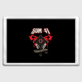 Магнит 45*70 с принтом Sum 41 в Новосибирске, Пластик | Размер: 78*52 мм; Размер печати: 70*45 | 1996 | 41 | punk | rock | sum | альтернатива | группа | дерик | канада | панк | рок | скейт | уибли