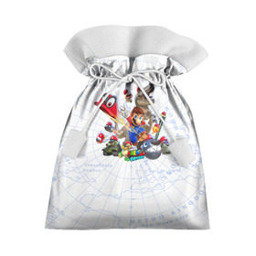 Подарочный 3D мешок с принтом Марио в Новосибирске, 100% полиэстер | Размер: 29*39 см | mario | nintendo | игра | луиджи | марио | нинтендо